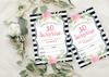 Darling Souvenir White Birthday Invitation Card 28 шт. Заполните или напишите пустые приглашения для печати Принадлежности для вечеринок 5x7