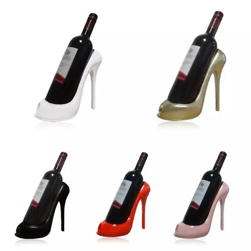 High Heel Shoe Wine Bottle Holder Stylish Rack Tools Basket Accessories for Home Party Restaurant Living Room Table Decorations Ya873
