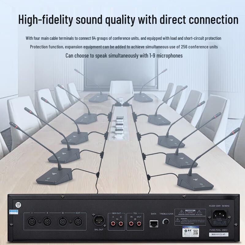 HuiDu YX-X4 Wired Hand-in-Hand Conference Microphone (CN version)