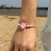 Boho Polymer Clay Braid Rope Bracelet Beads Bohemian Beach Jewelry Flower Bracelet  Jewelry Gifts