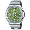 Мужские часы G-Shock GM-2110D-3AJF, серебристый металлический безель и ремешок, официальная японская версия