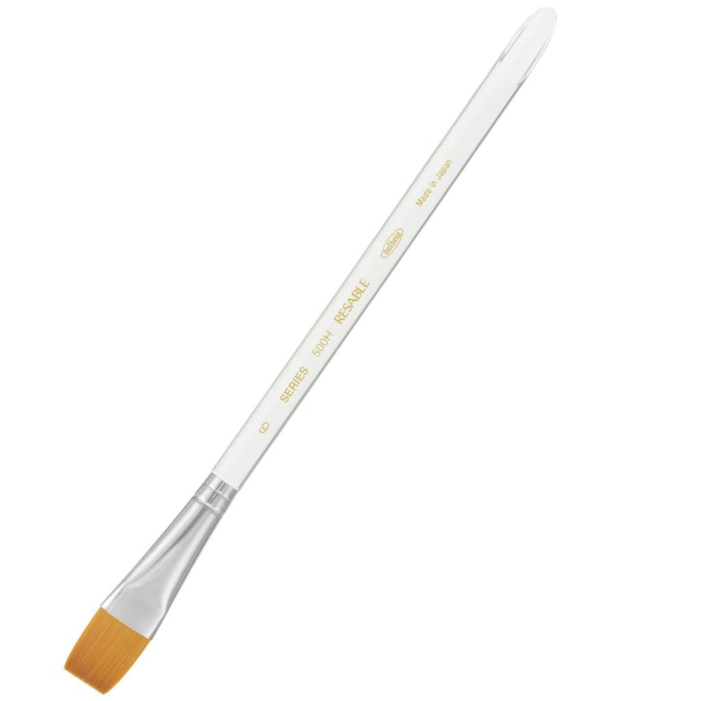 Holbein Watercolor Resable 500H Size 203604 Brush, Flat, 6,