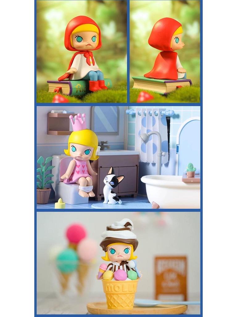 Molly My Childhood Blind Box Figure Toy Car Ornament Souvenir