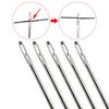 12 Pieces Self Threading Sewing Needles Easy To Go Through from Side Premium Hand Sewing Needles for Home Repairs Work