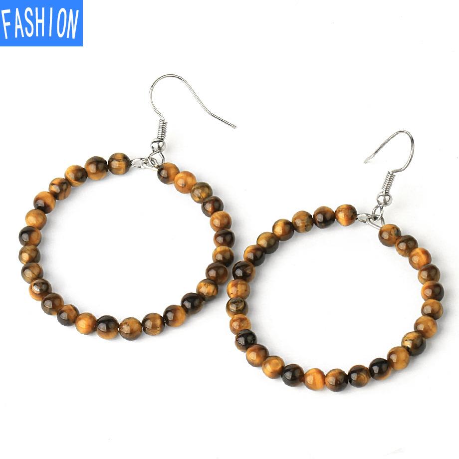 Маленькие круглые серьги из бисера с аметистом. Универсальные женские серьги.