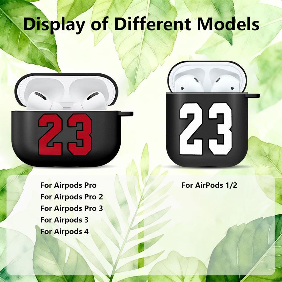 Баскетбол Нет. 23 Чехлы для наушников Чехол-чехол для Airpods 3 1 Pro2 Pro3 4 2 Pro