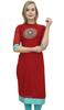Atasi Readymade Beige Georgette Long Churidar Straight Cut Casual Salwar Suit -