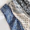 Small Satin Print Wrap Headkerchief 70×70cm Hair Neck Tie Scarf Vintage Women Silk Scarf