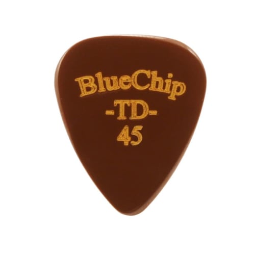BlueChip Picks Premium Guitar Picks, Made In the USA, TD Series Teardrop (TD45)