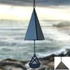Wind Chimes Triangle Iron Art Wind Bell Pendant Courtyard Bell Decoration Sea Bell North Country Bells-Buoy Bells Wall Ornament