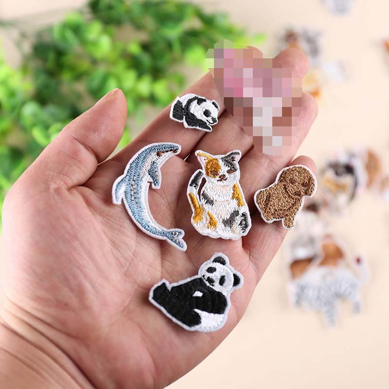 Очаровательная нашивка с изображением маленького животного для детской одежды