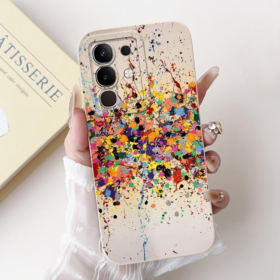 Чехол для Vivo Y29 4G 5G Модный Чехол-Защита с Мультяшным Кроликом Ударопрочный Чехол для Телефона Для Vivo Y29s Y 29 s VivoY29 5G V2420 Мягкий ТПУ Fundas