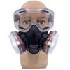 6200 Dust Gas Mask Anti-fog Safety Goggles Black Half Face Gas Respirator Epoxy Resin Painting Spray Polishing Work Safety