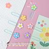 Закладка для книг Ins-Style Cute Anime Flower - ПВХ-скрепка для офисных канцелярских принадлежностей