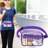 Clear Fanny Pack Strap with Adjustable Capacity Large Waterproof PVC Quick Release Travel Unisex