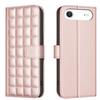 For iPhone 17 Air Leather Case BINFEN COLOR Square Grid Wallet Stand Phone Cover