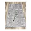 3 Piece French Guipure Embroidered Velvet Dowry Bridal Set Prayer Rug