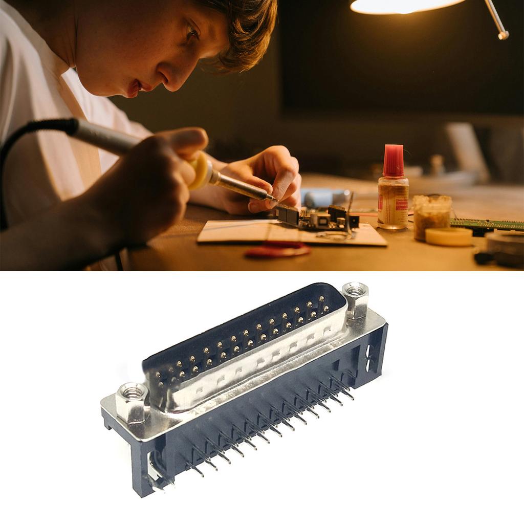 DB25 гнездовые прямоугольные разъемы для монтажа на печатную плату, устойчивые к помехам разъемы для передачи высокочастотного сигнала