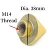 Алмазное зенковочное сверло с резьбой M10/M14, 38/50 мм, коническое, расширяющее, инструмент, практичный бытовой продукт