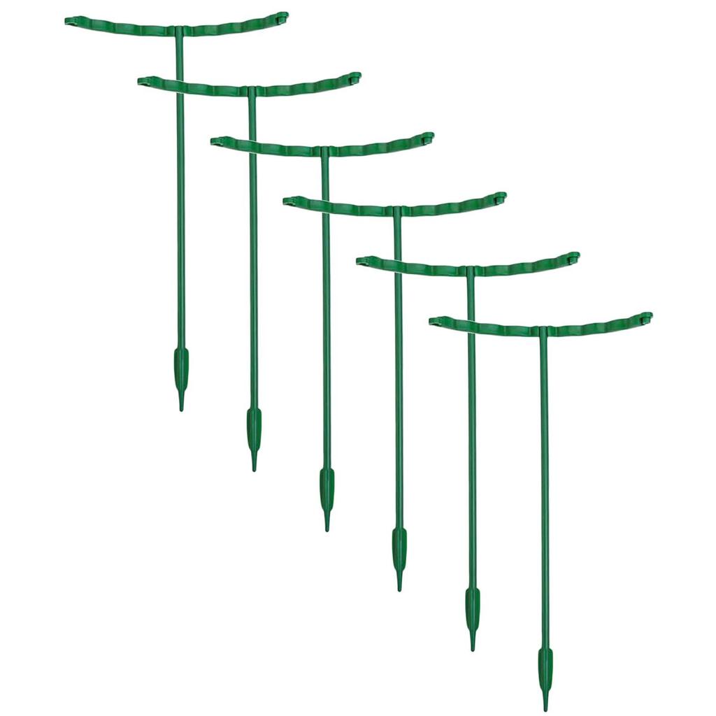 Зеленый садовый шпалерный шпалер для роз, пионов и конусообразных цветов 6 шт.