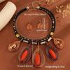 Rhinestone Inlaid Multi-layer Jewelry Set Crystal Women Jewelry Set Necklace Earrings Set  Women