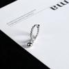 Simple Girls Copper Women Korean Stud Earrings Hoop Earrings Fashion Jewelry Ear Buckle