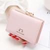 Sweet Wallet: Women's Korean Style Tri-fold Fashion Wallet, Multi-functional Card Holder & Dual-use Coin Purse