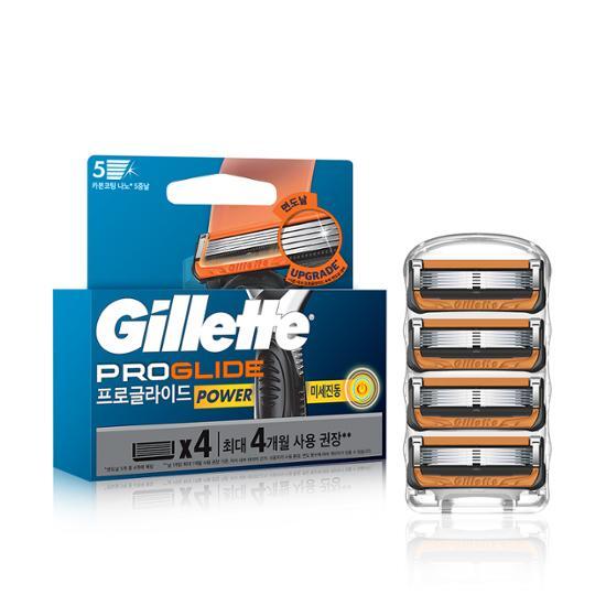 Gillette Лезвия бритвы Proglide Power (4 упаковки)