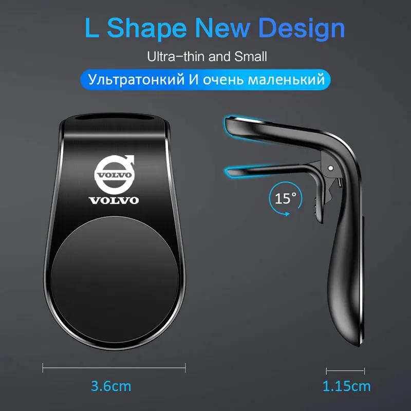 zpebr9 Magnetic Car Mobile Phone Holder Car Air Vent Mount Magnet Smartphone Stand For Volvo xc60 xc90 v40 v60 v50 s60 Car Accessories