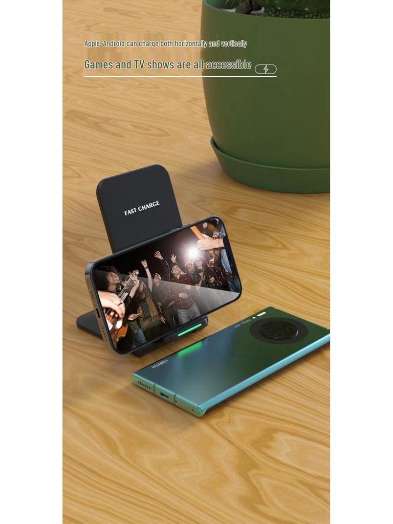 Совместимое с Apple 15 Вт беспроводное магнитное зарядное устройство для смартфонов - Бестселлер 2024 года