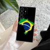 Бразилия Бразильский флаг Прозрачный чехол для Samsung Galaxy S26 S25 S24 S23 Ultra S20 S21 FE S22 Plus S26 Ultra S25FE Мягкий чехол для телефона