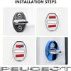 Zinc Alloy Car Door Lock Buckle Cover Protective Covers For VW GTI Polo Golf Passat Tiguan Jetta T-ROC Touareg Taigo CC Hub Cap EC1IY6
