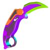 K&B Hook Carrot Knife Зеленый Фиолетовый Оранжевый Игрушечный нож Fidget Spinner, популярные корейские головоломки