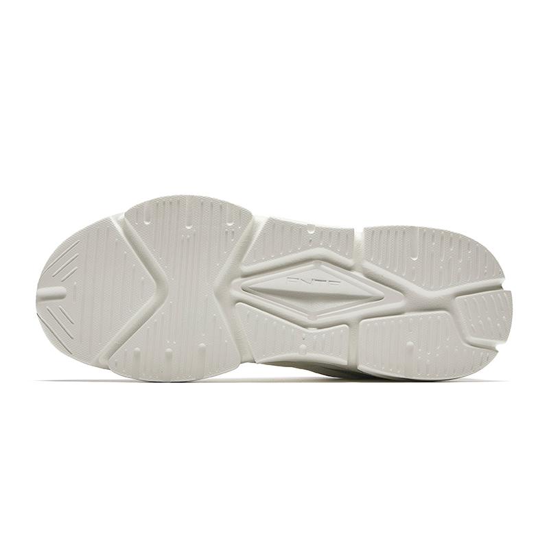 Anta Lifestyle Series Comfortable Durable Breathable Low-Top Casual Shoes Men Sneaker White Gray Blue 912538828-4