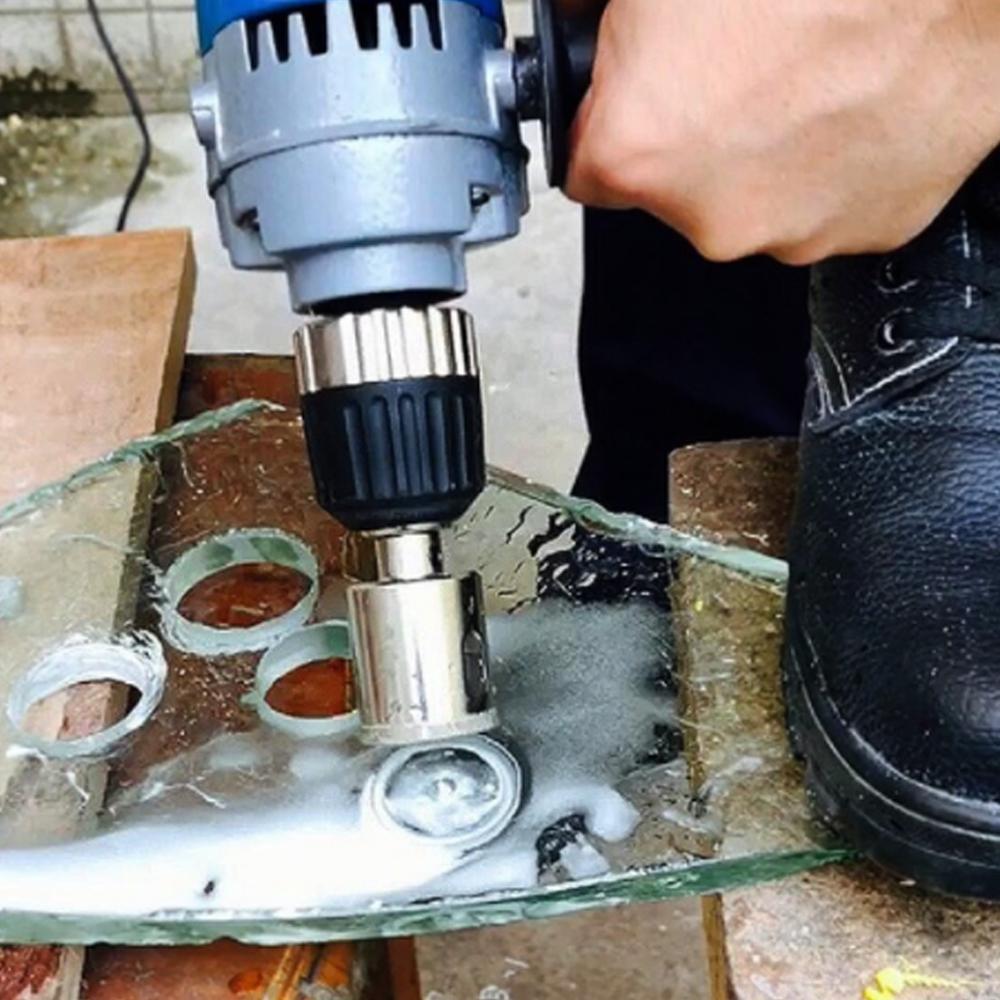 Набор алмазных сверл, 10 шт., кольцевая пила 3-18 мм для алмазного покрытия, углеродистая сталь, стеклокерамика