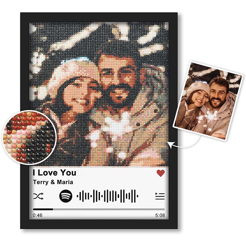 Фото на заказ алмазная картина вышивка крестом полная круглая картина стразами сделай сам алмазная мозаика алмазная вышивка