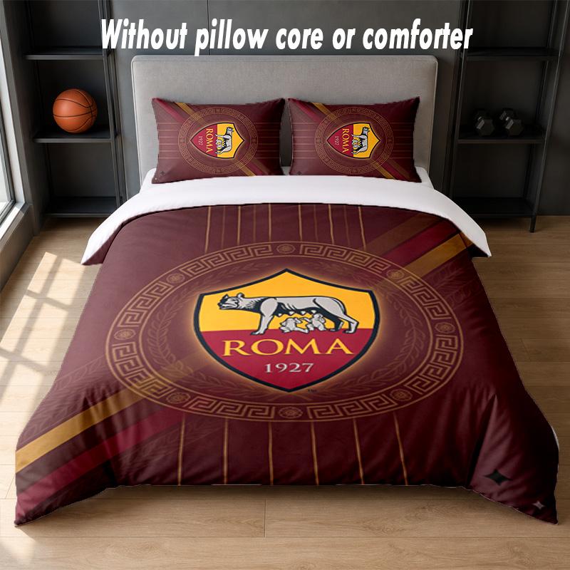 AS Roma Design Bed Bedding Set 1 Duvet Cover + 2 Pillowcases Soft Breathable Household Bed Linens