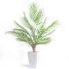 100см WillingYou Искусственное зеленое растение для дома Искусственная большая тропическая пальма с горшком Стильные товары для интерьера Не требует ухода Не поливать Вход