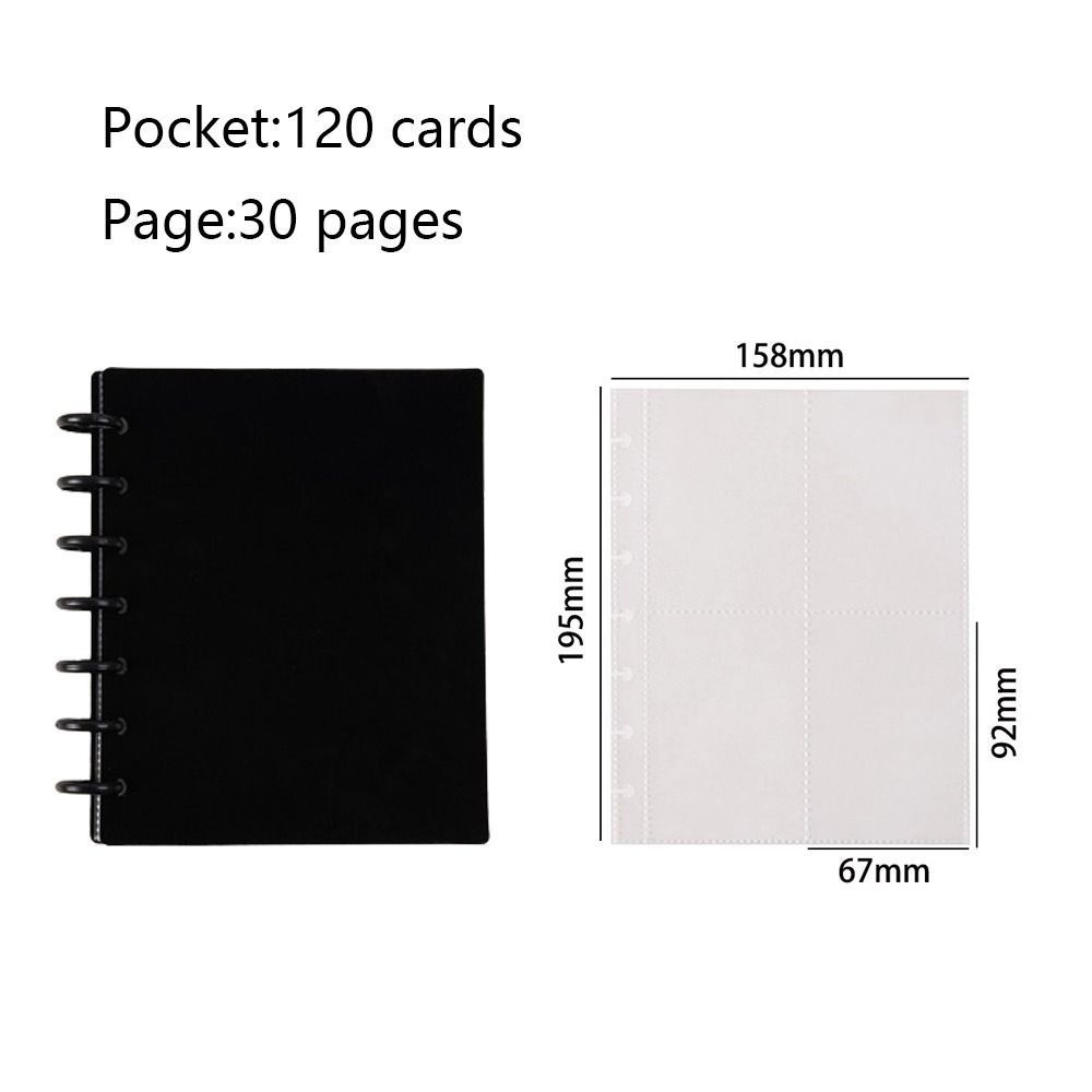 Multi-pockets Photo Album Kpop Loose-leaf Binder New Idol Cards Collect Book  Star Chaser