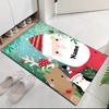 Custom Name Christmas Santa Claus Printed Carpet, for Office Chair Living Room Bedroom Kitchen Room Decor Gifts.