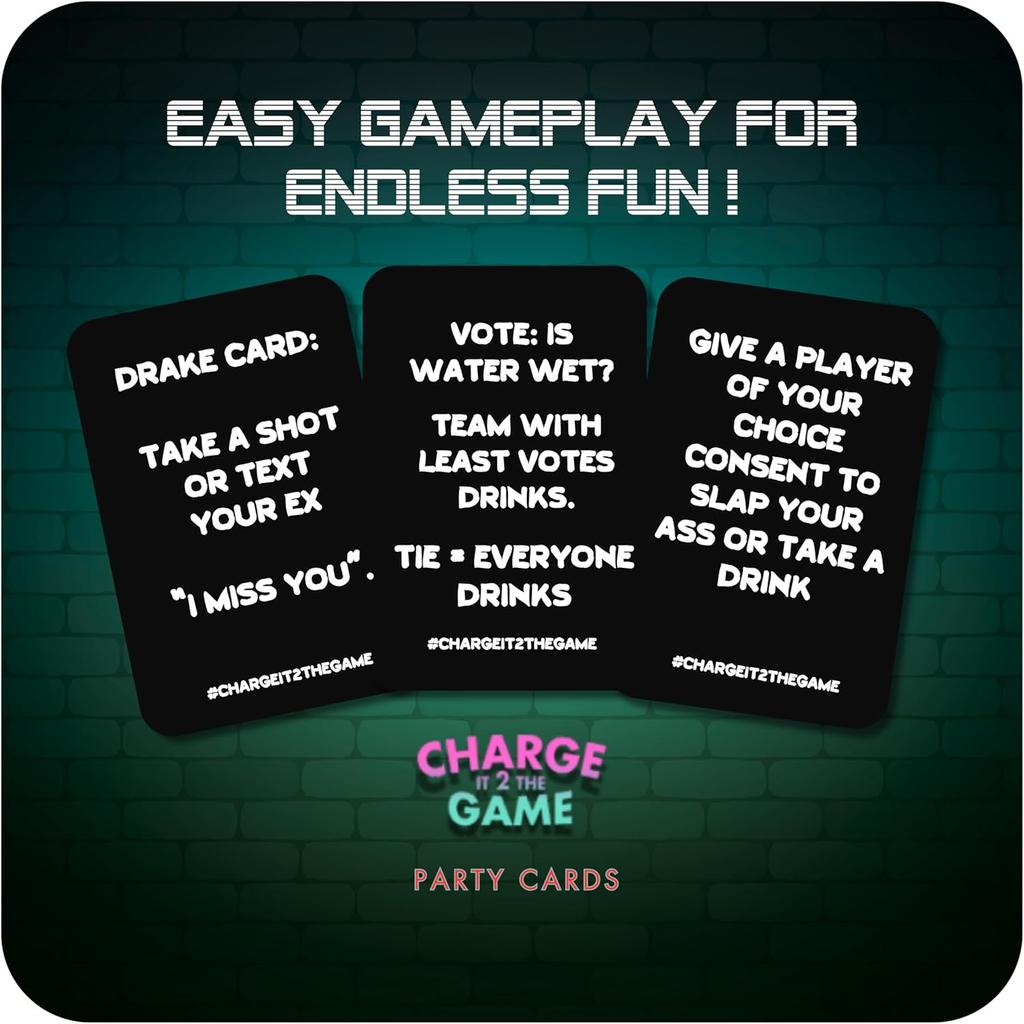 Заряди это 2 Карты для питья 90-карточная игра для взрослых для вечеринок для девичника