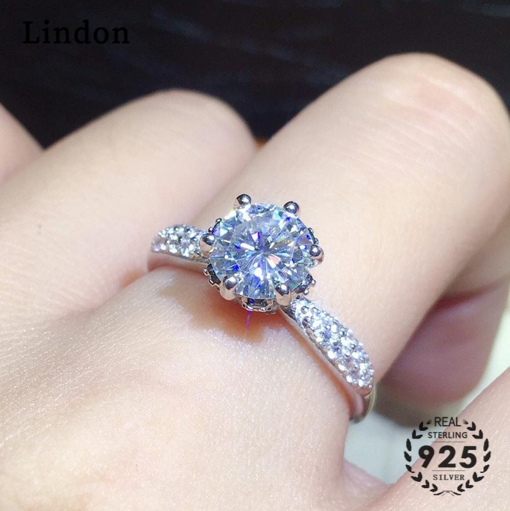 Классическое кольцо Lindon из медного сплава с цирконием, женские ювелирные изделия, свадебный подарок для вечеринки