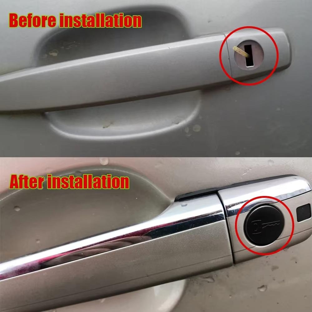 2Pcs For Kia Cerato TD YD 2009 2010 2011 2012 2013 2014 2015 2016 2017 2018 Door Lock Key Hole Cap Plug Cover Clips New