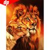 5d Алмазная картина Полная дрель Круглые животные Алмазная мозаика Лев Картинки