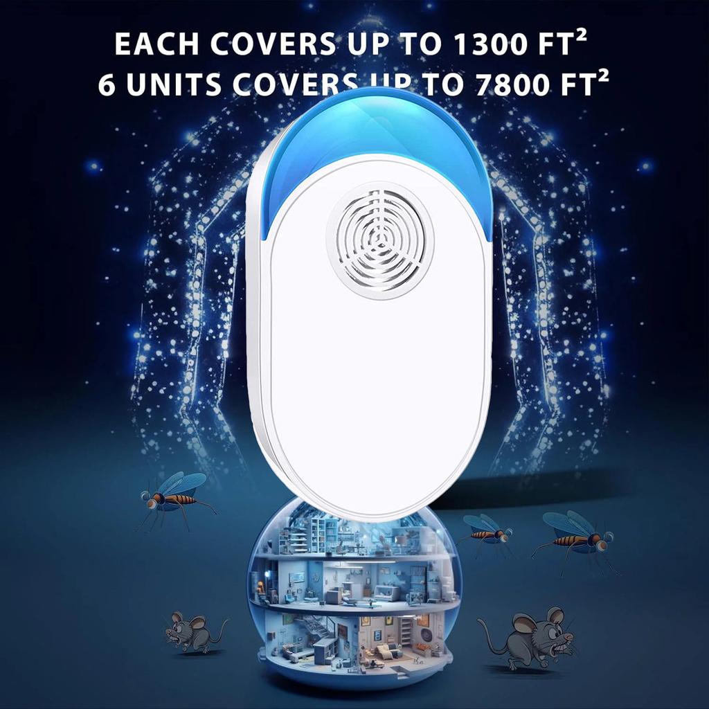 Электронный плагин Pest Pest для комаров, мышей, мышей с ночным светом