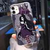 Чехол для телефона RUICHI с готическим черепом и феей для iPhone 11 12 Mini 13 Pro XS Max X 8 7 6s Plus 5 SE XR, прозрачный чехол