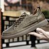 High Quality for Men All-match Sneakers Lace-Up Men's Shoes Male Comfortable Casual Shoe 2024 Genuine Leather Skate Shoes Men