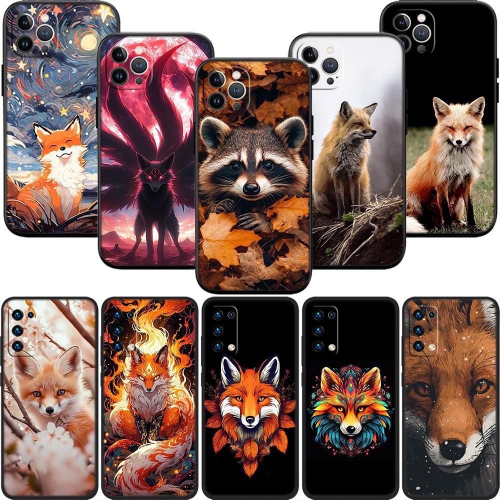 Лиса забавная лисы Чехол для телефона OPPO A40 A60 A80 A15 A16 A16K A12 A17 A17K A54 A54S A53 A53S A55 A56 A57 A98 F23