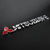 Для Mitsubishi Lancer 9 ASX L200 Colt Pajero Outlander Eclipse EVO 15.2x2см Металлическая 3D Наклейка с Буквами для Автомобиля Значок на Задний Багажник