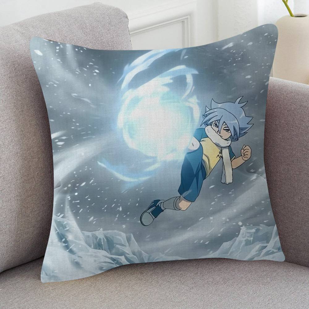 Anime Inazuma Eleven Soft Comfortable Pillow Case Cartoon For Sofa Living Cat Room Home Office Retro Decor Protective Cover